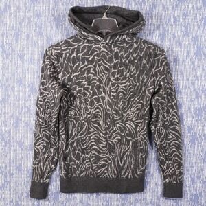 Greyson Wool Cashmere‎ Hoodie Sweater Gray Pullover Mens Small